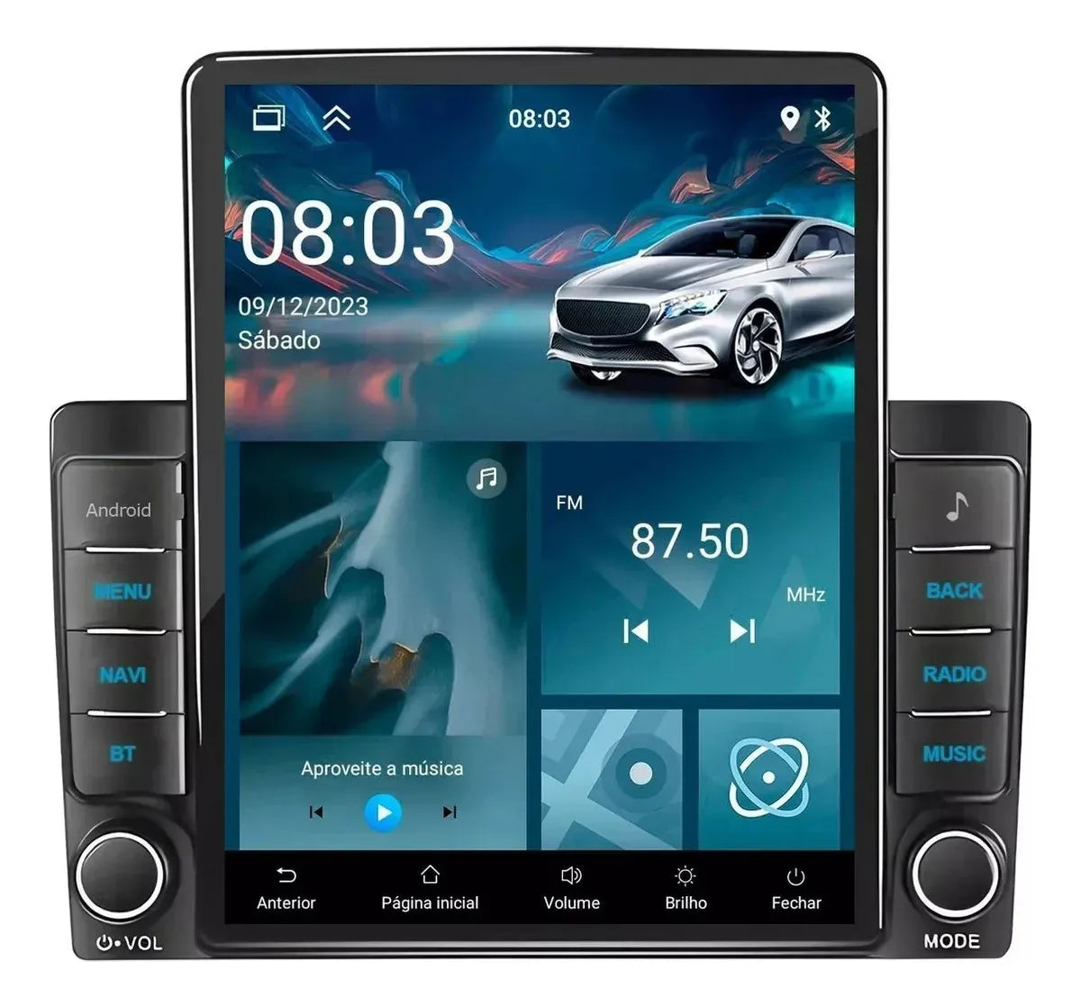 Multimidia Tesla Universal Cartronic 2025