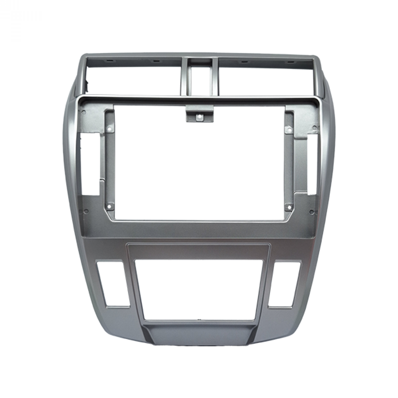 MOLDURA 10.1 HONDA CITY G5 2008-2013 AR DIGITAL PRATA