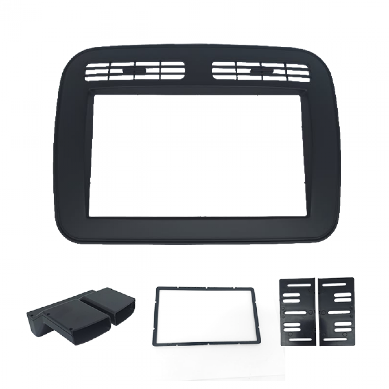 MOLDURA 6.8 E 7 RENAULT CLIO G2 1998-2012 E G3 2013-2016 PRETO