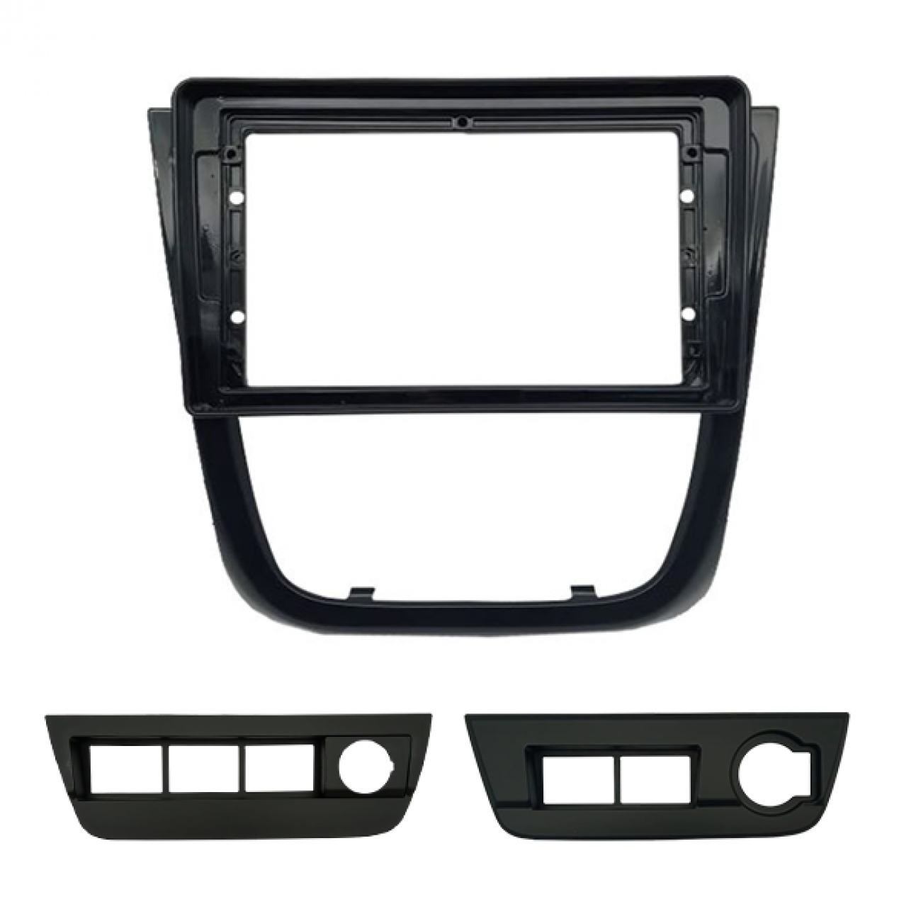 MOLDURA 9 FLUTUANTE VW GOL G5 RALLYE E SAVEIRO CROSS BLACK PIANO