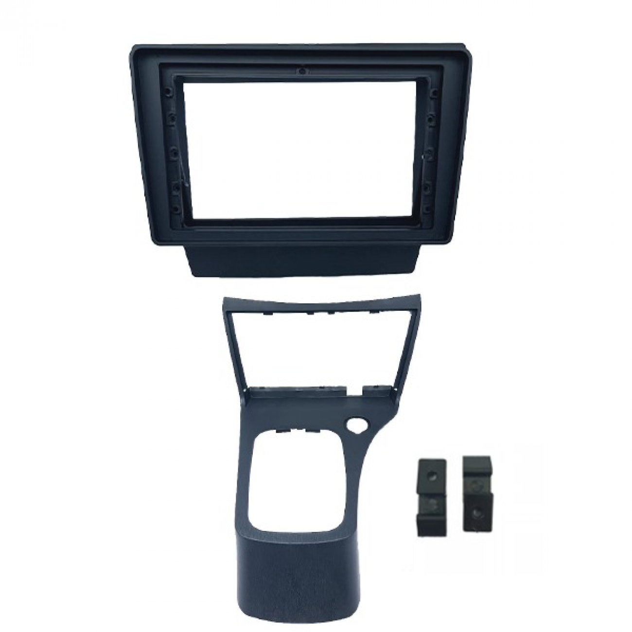 MOLDURA 9 FLUTUANTE CHEVROLET CELTA G2 2007-2015 E PRISMA 2006-2012 COM CONSOLE PRETO
