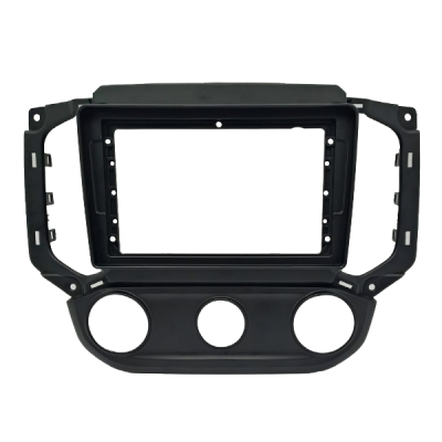MOLDURA 9 FLUTUANTE GM S10 2016 AR ANALÓGICO PRETA