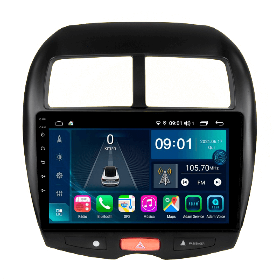 Central Multimidia Mitsubishi Asx 2011 a 2020 Cartronic