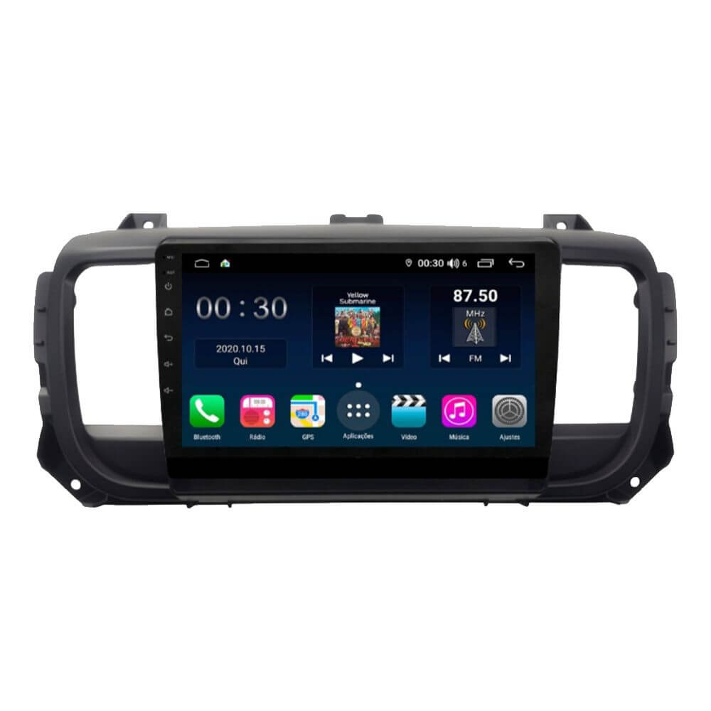 Central Multimidia Citroen Jumpy 2018 a 2023 Cartronic