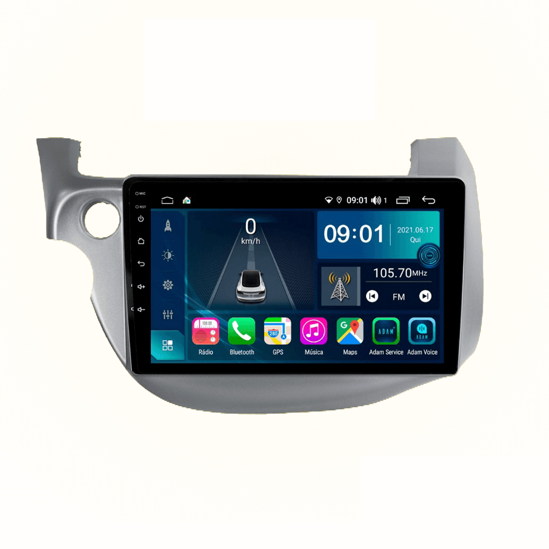Central Multimidia Honda Fit 2008 a 2014 Cartronic