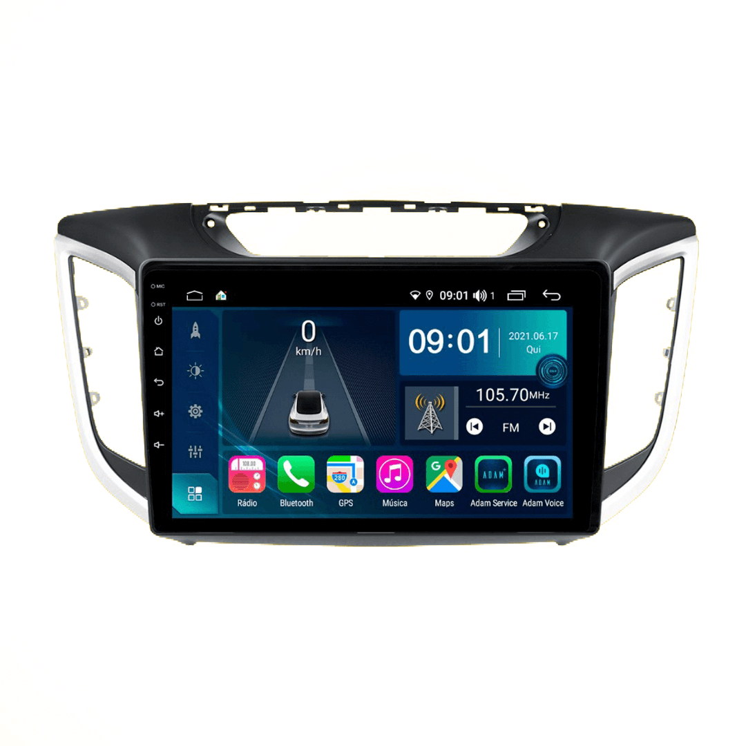 Central Multimidia Hyundai Creta 2017 a 2022 Cartronic