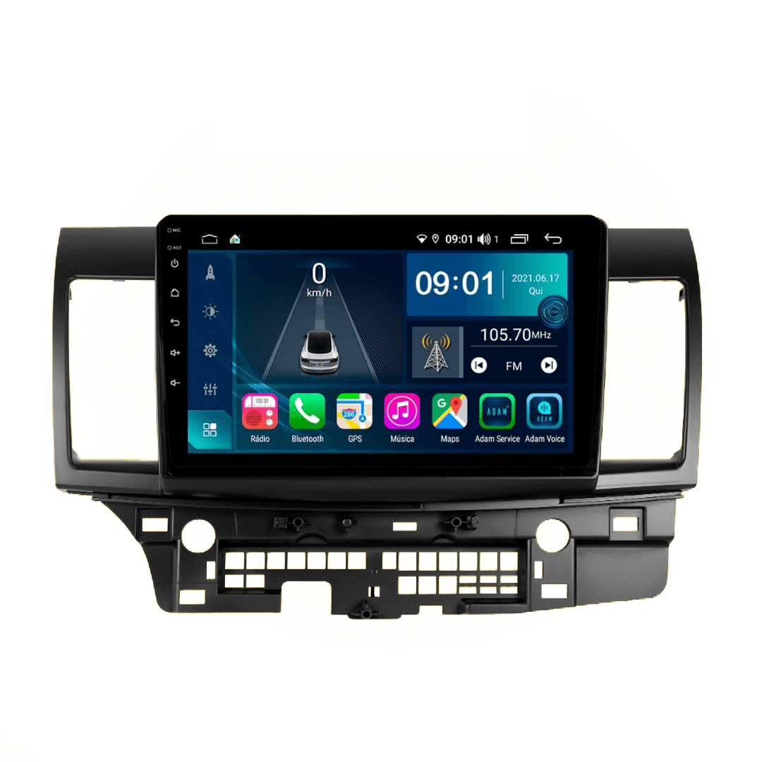 Central Multimidia Mitsubishi Lancer 2011 a 2019 Cartronic