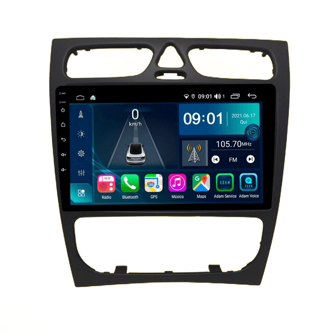 Central Multimidia Mercedes-Benz Classe C 2001 a 2003 Cartronic
