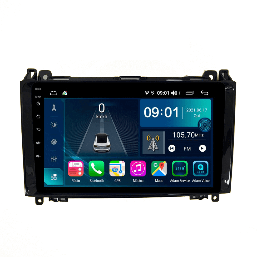 Central Multimidia Mercedes-Benz Classe C 2008 a 2011 Cartronic