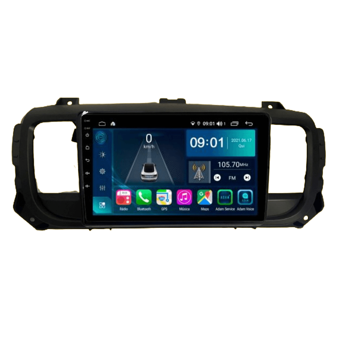 Central Multimidia Peugeot Expert 2018 a 2024 Cartronic OCTACORE