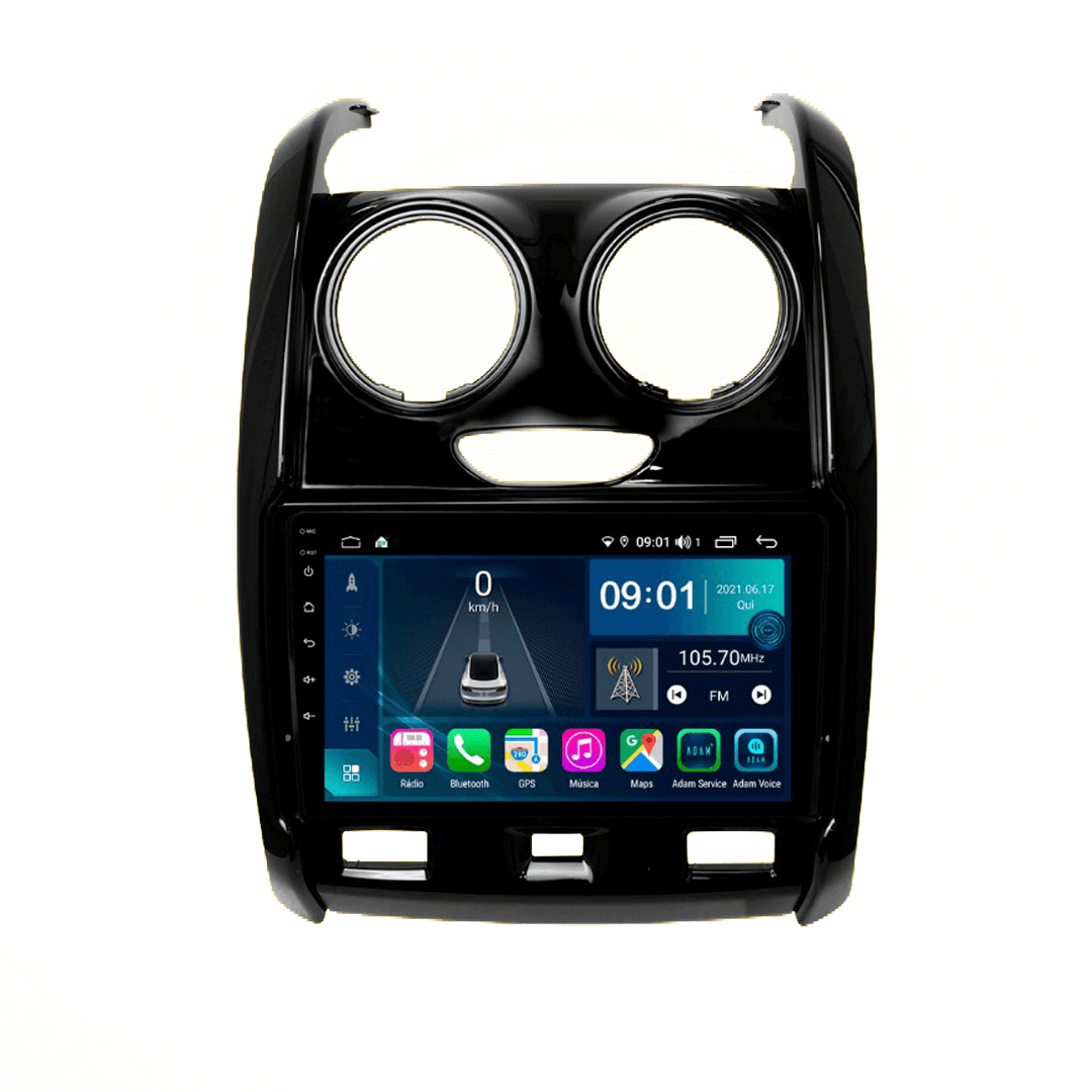 Central Multimidia Renault Oroch 2016 a 2020 Cartronic