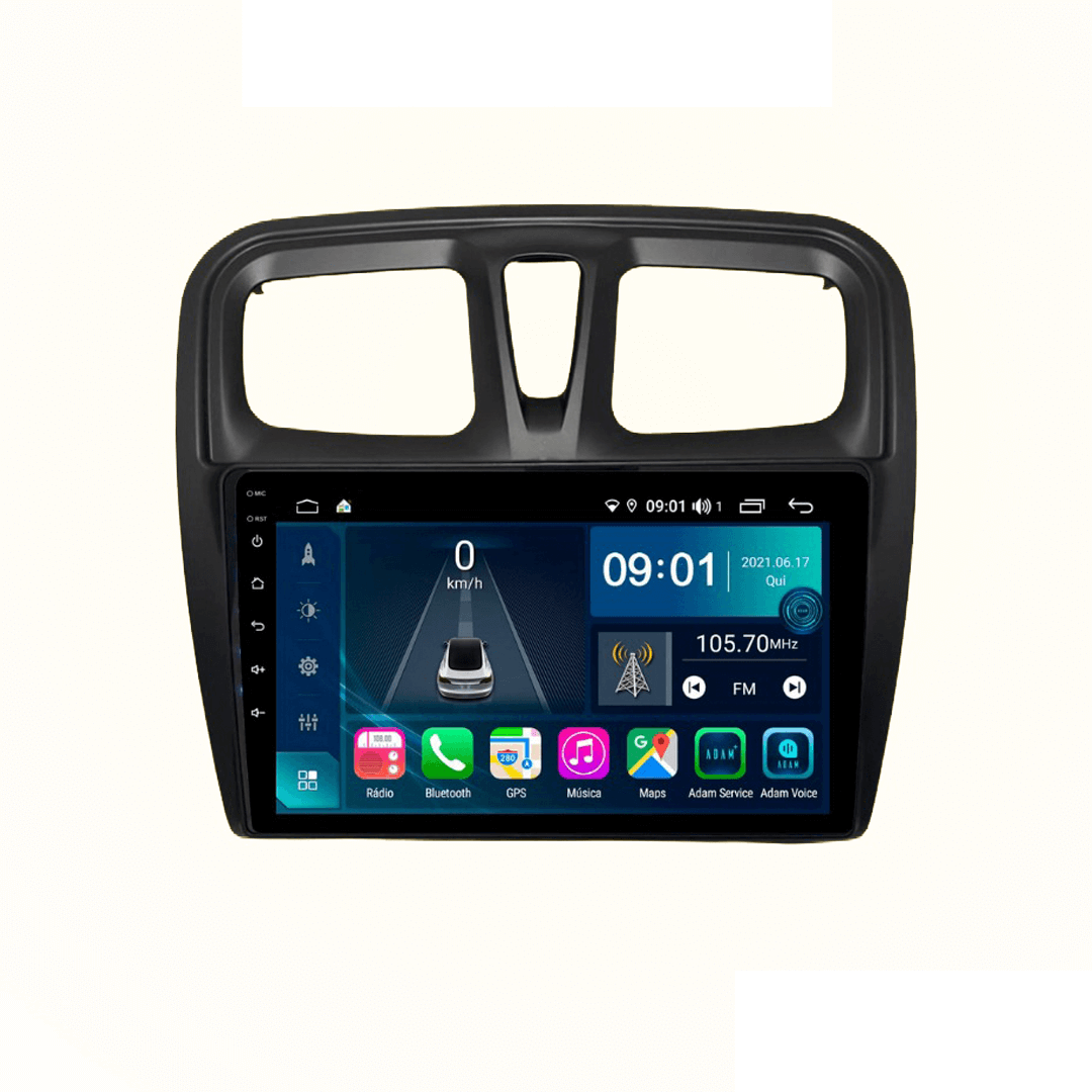 Central Multimidia Renault Sandero 2015 a 2022 Cartronic