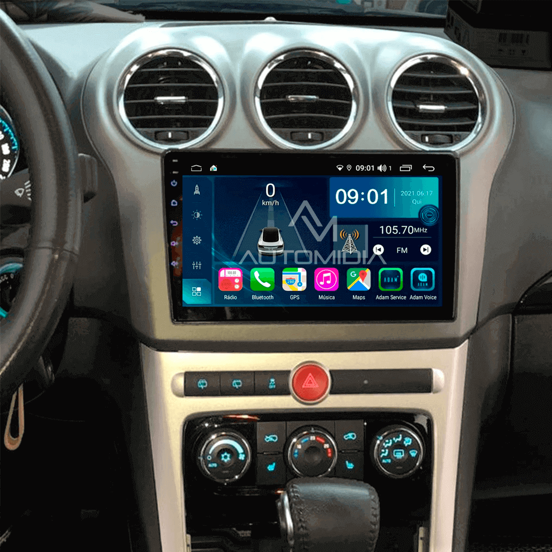 Central Multimidia Chevrolet Captiva 2009 a 2017 Cartronic