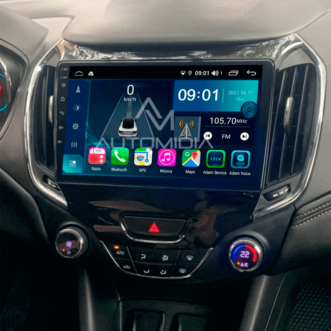 Central Multimidia Chevrolet Cruze 2017 a 2022 Cartronic