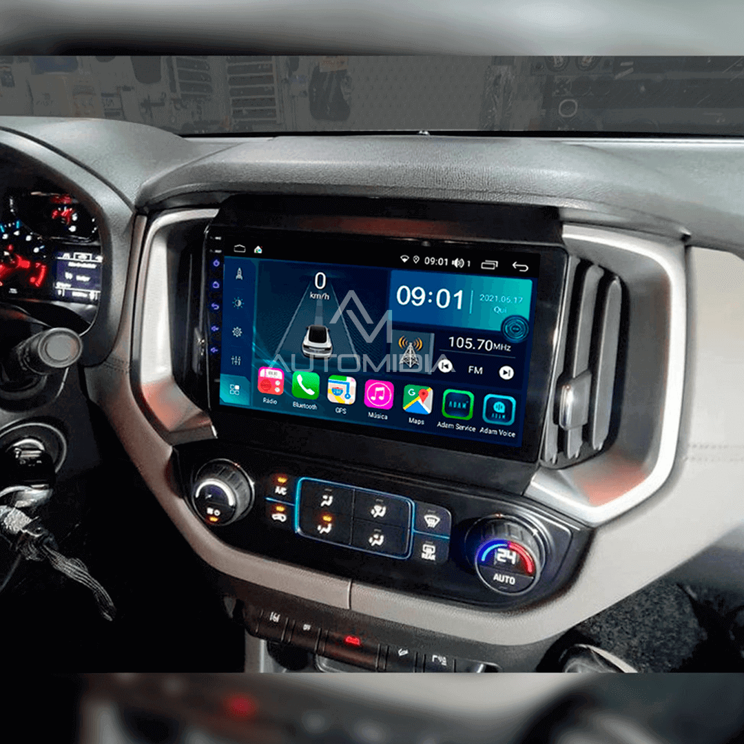 Central Multimidia Chevrolet S10 2017 a 2022 Cartronic