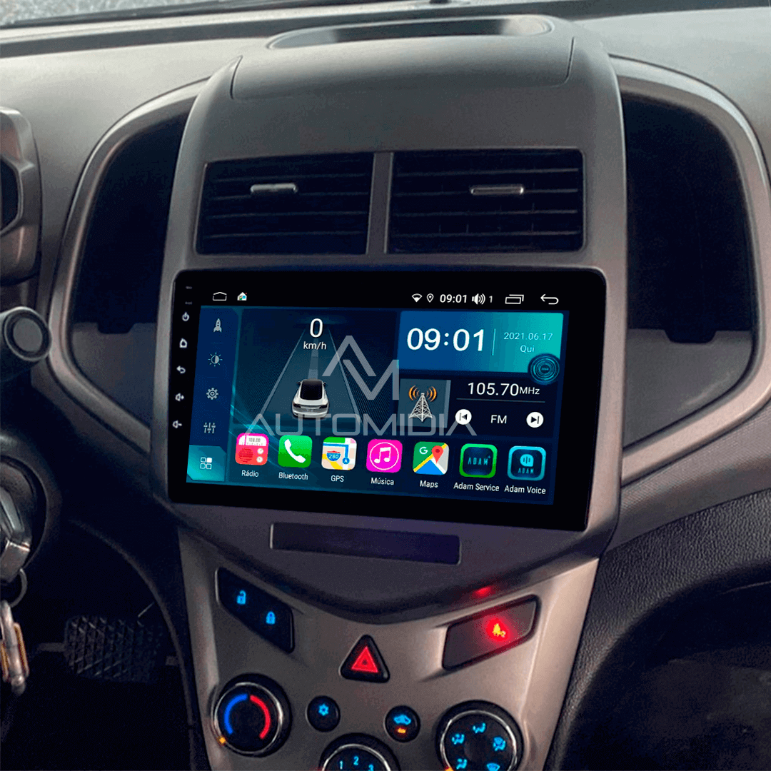Central Multimidia Chevrolet Sonic 2012 a 2014 Cartronic