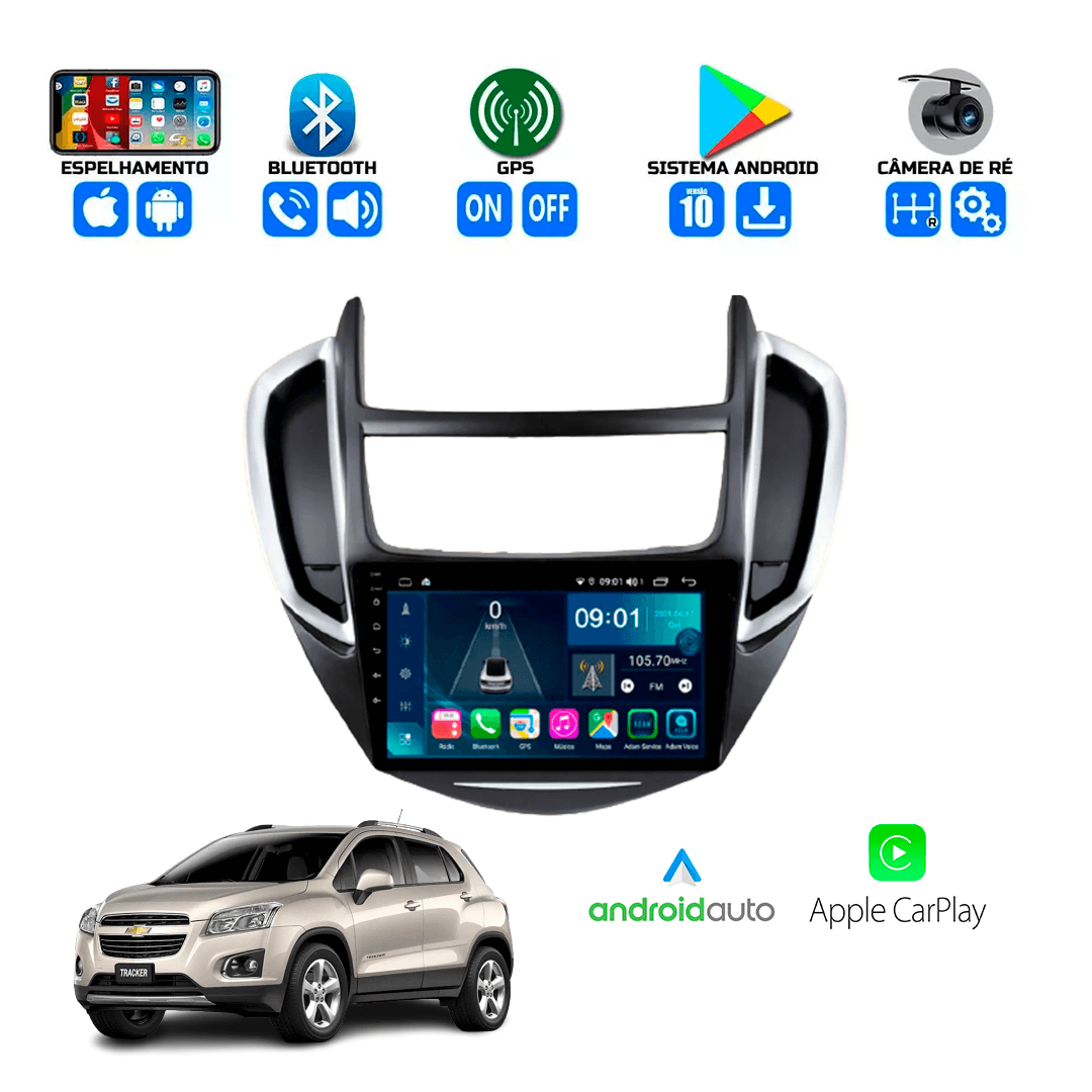 Central Multimidia Chevrolet Tracker 2013 a 2016 Cartronic