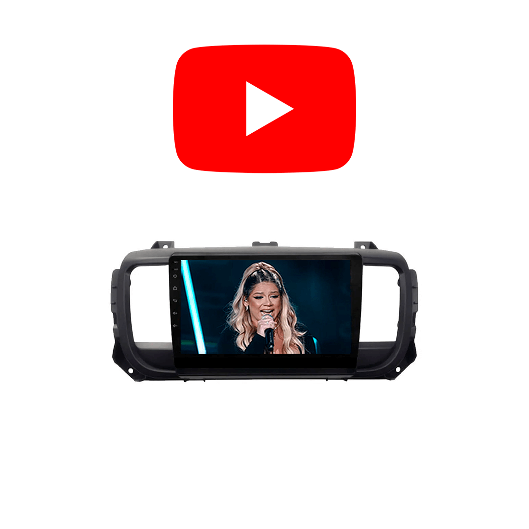 Central Multimidia Citroen Jumpy 2018 a 2024 Cartronic