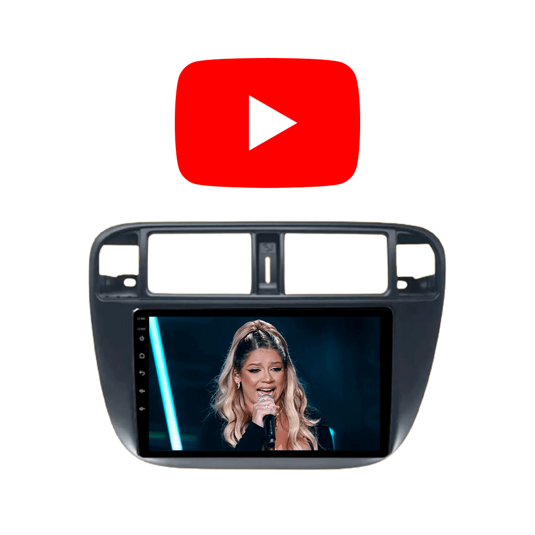 Central Multimidia Honda Civic 1996 a 2000 Cartronic OCTACORE