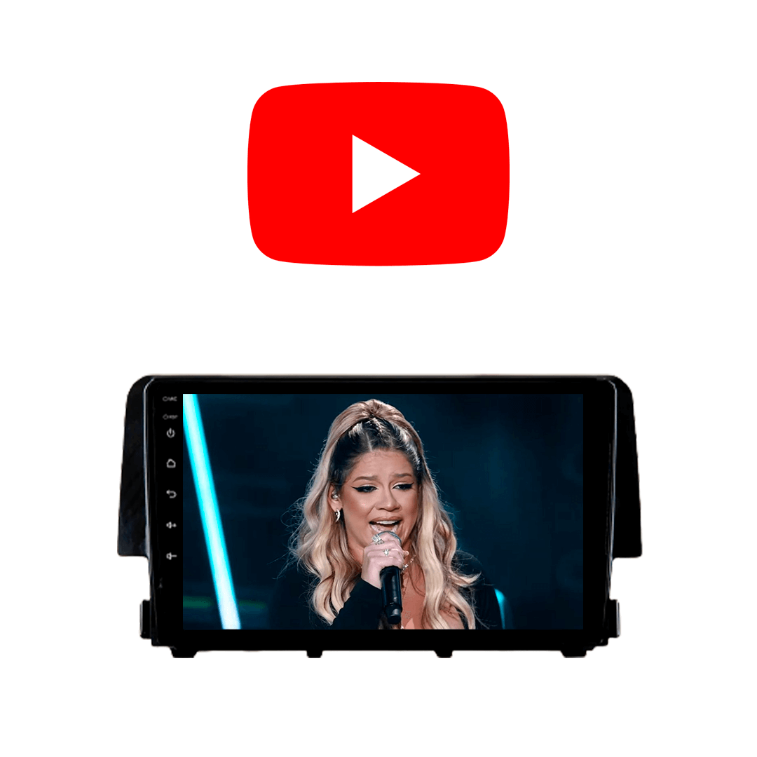 Central Multimidia Honda Civic G10 2017 a 2021 Cartronic OCTACORE