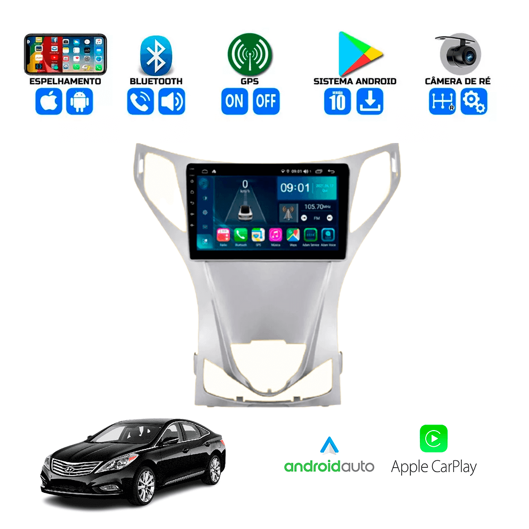 Central Multimidia Hyundai Azera 2012 a 2014 Cartronic