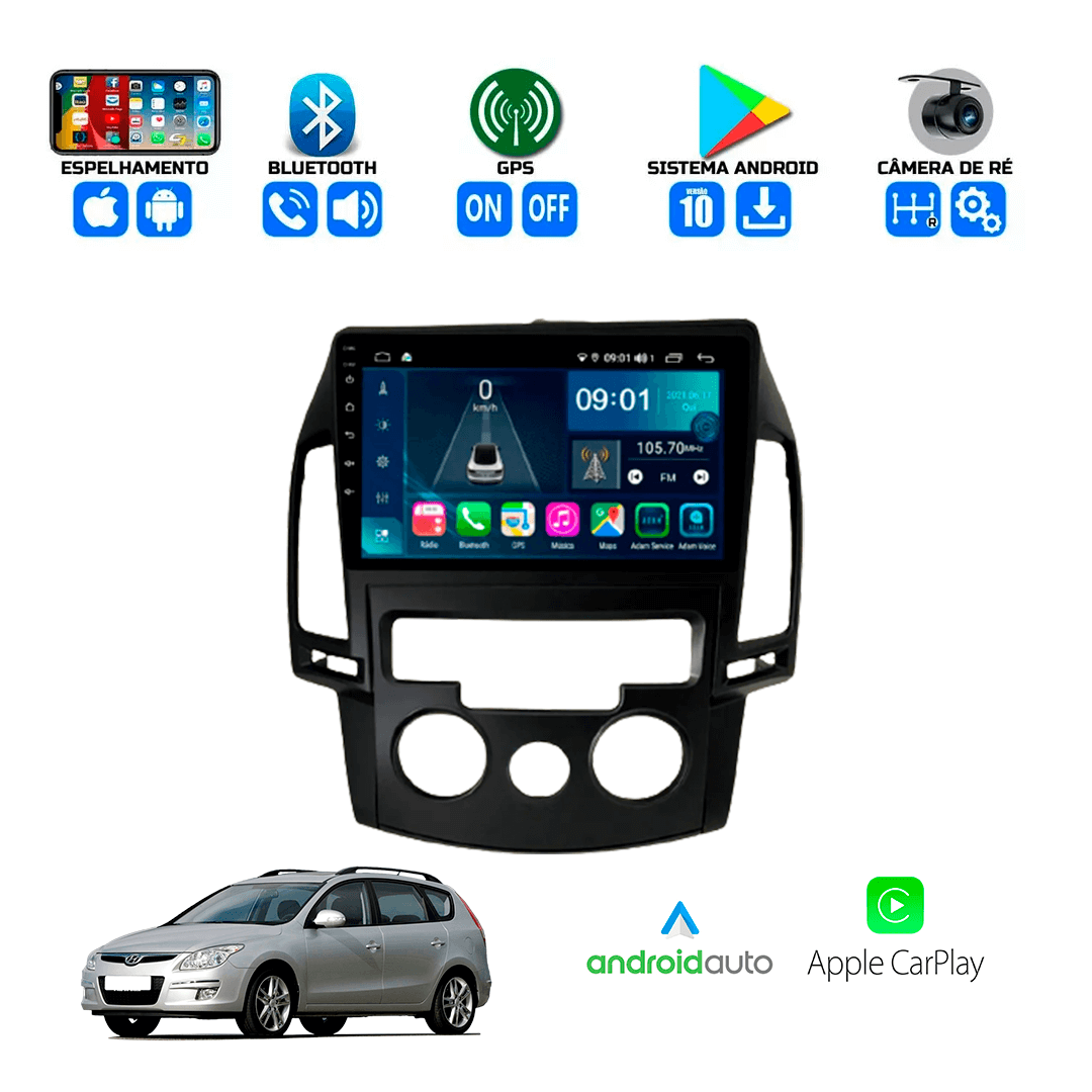 Central Multimidia Hyundai I30 2009 a 2012 Cartronic