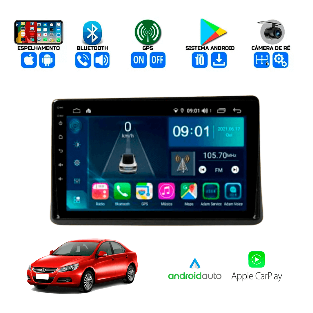 Central Multimidia Jac J5 2014 a 2018 Cartronic