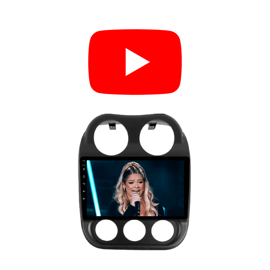 Central Multimidia Jeep Compass 2008 a 2015 Cartronic OCTACORE