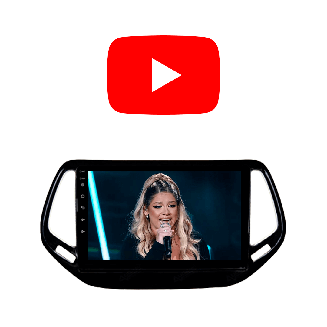 Central Multimidia Jeep Compass 2016 a 2021 Cartronic