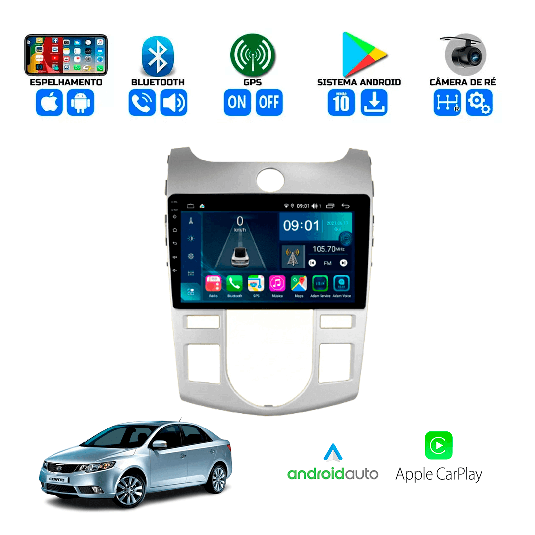 Central Multimidia Kia Cerato 2009 a 2012 Cartronic