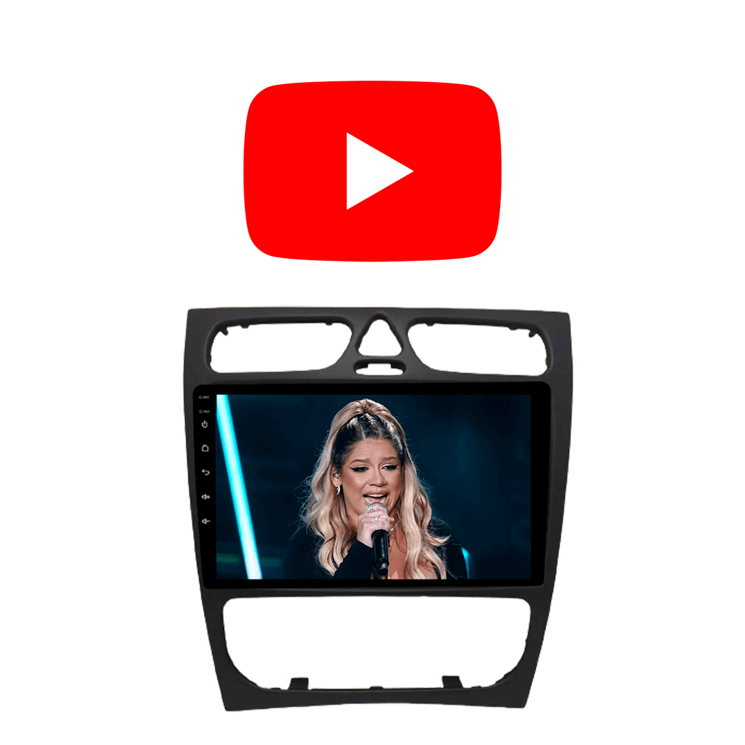 Central Multimidia Mercedes-Benz Classe C 2001 a 2003 Cartronic