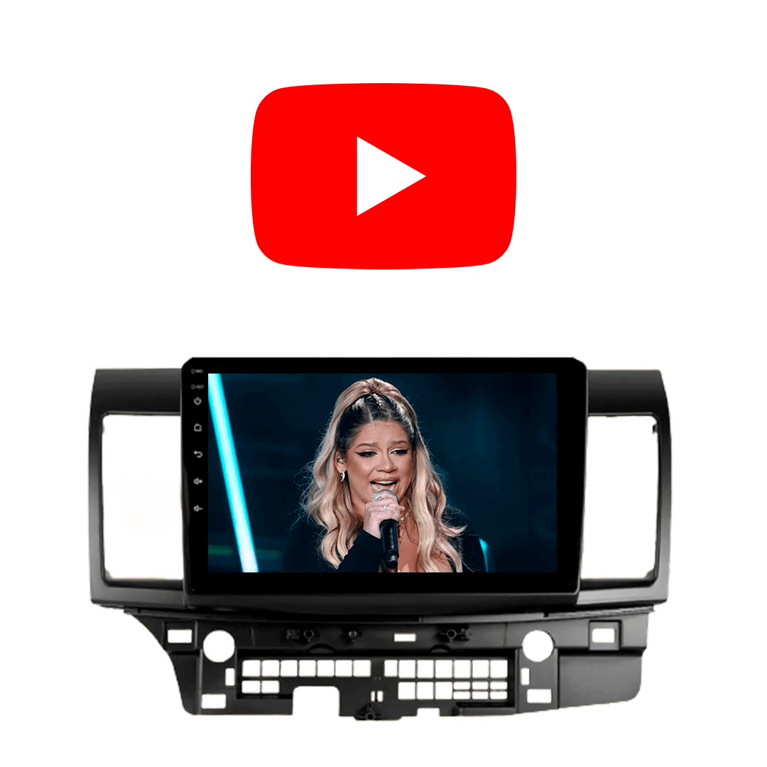 Central Multimidia Mitsubishi Lancer 2011 a 2019 Cartronic