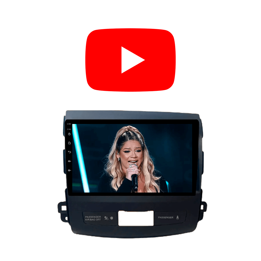 Central Multimidia Mitsubishi Outlander 2007 a 2012 Cartronic