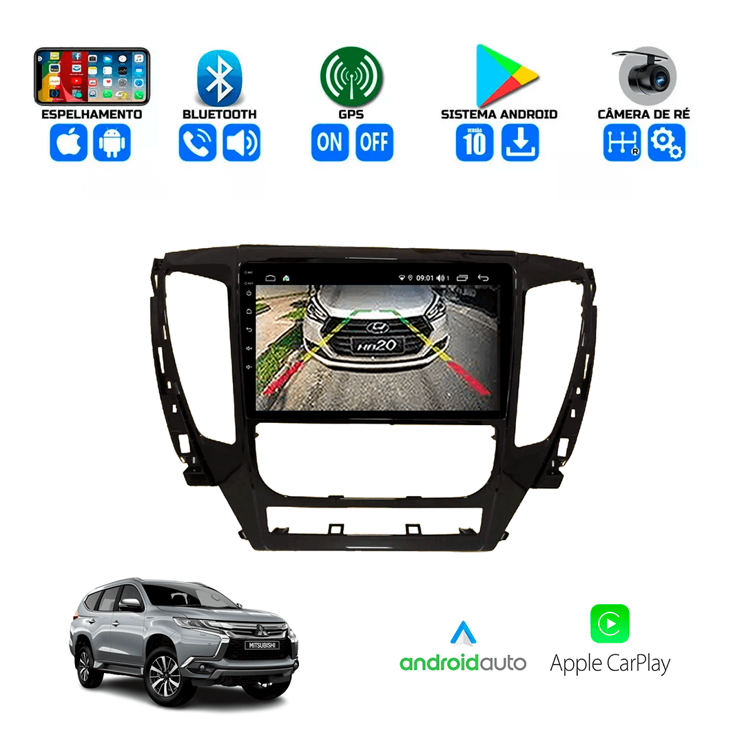 Central Multimidia Mitsubishi Pajero Sport 2020 Cartronic
