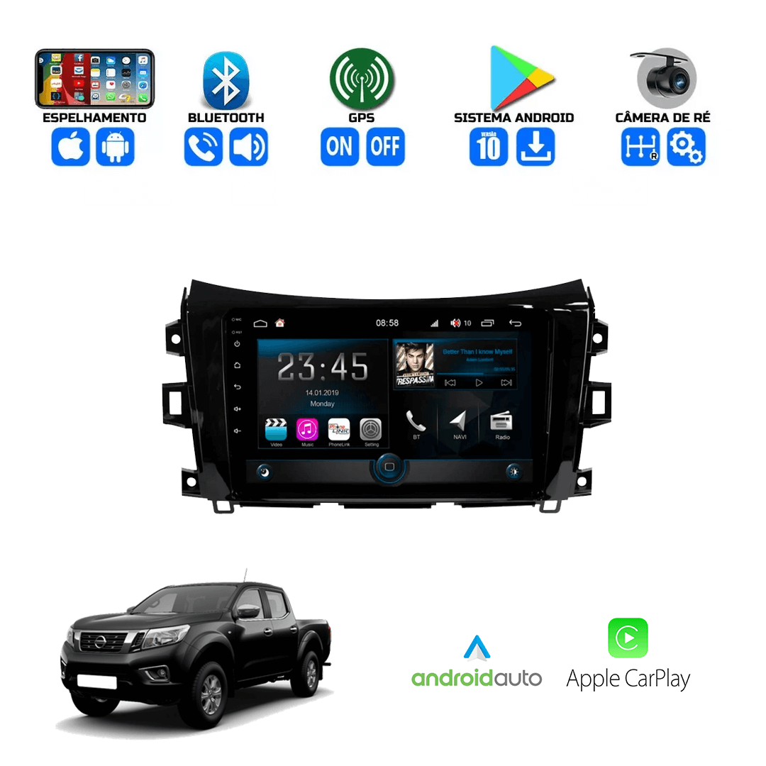 Central Multimidia Nissan Frontier 2016 a 2021 Cartronic