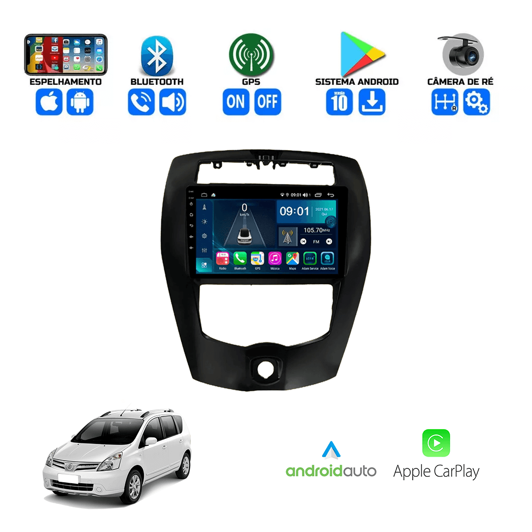 Central Multimidia Nissan Livina 2009 a 2014 Cartronic