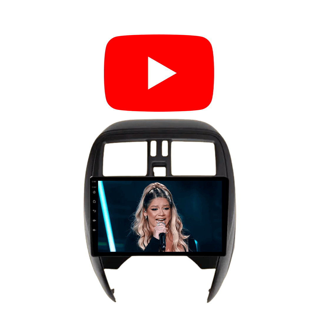 Central Multimidia Nissan March / Versa Sl 1.6 2015 a 2022 Cartronic