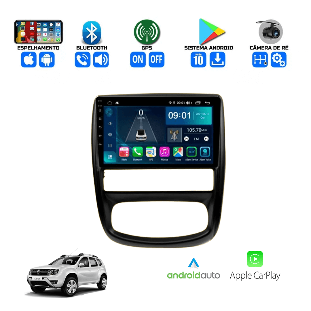 Central Multimidia Renault Duster 2012 a 2015 Cartronic
