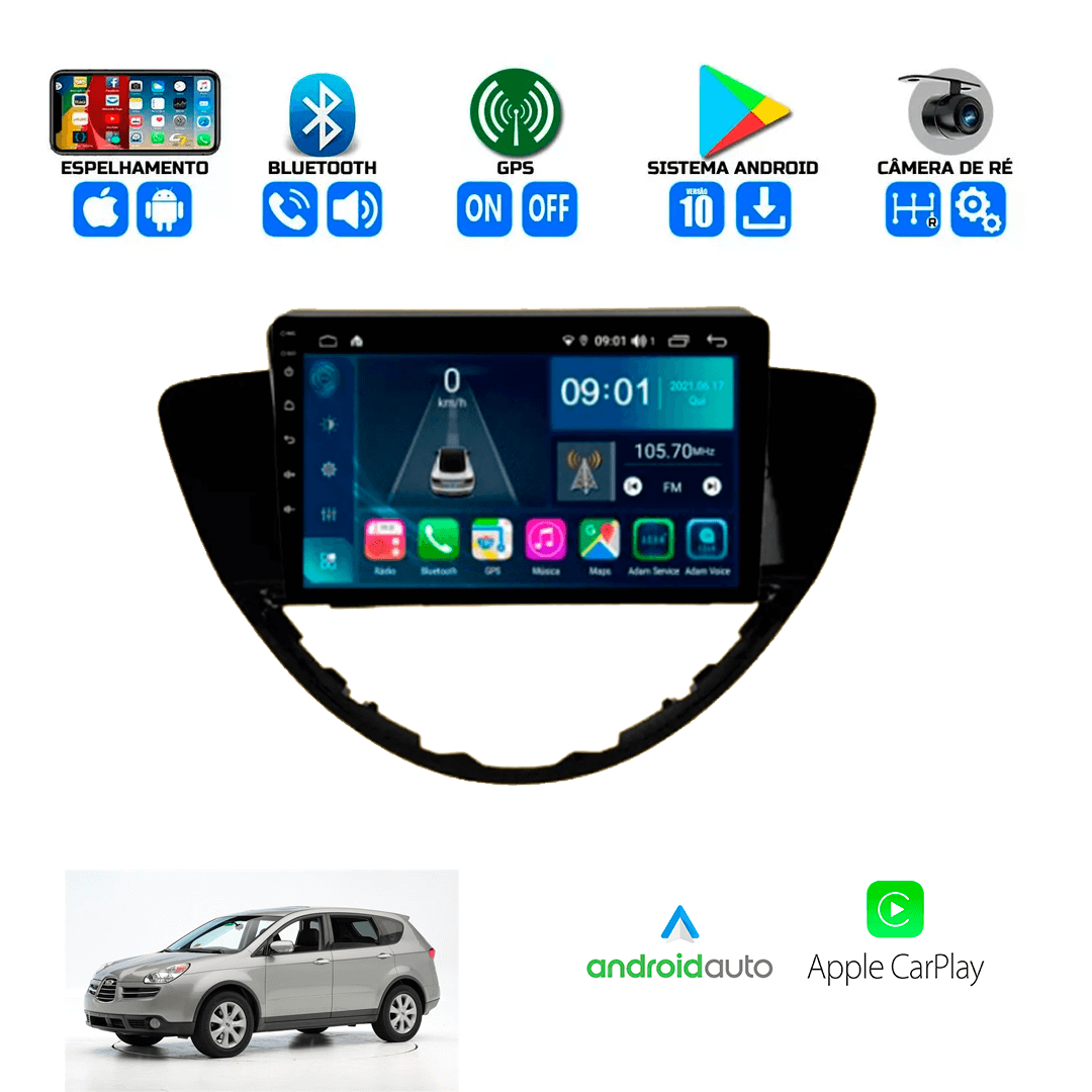 Central Multimidia Subaru Tribeca 2008 a 2011 Cartronic