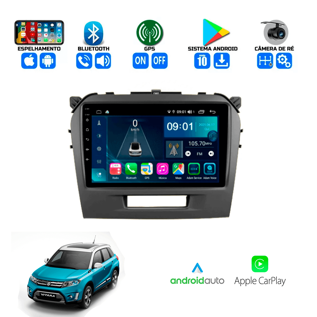 Central Multimidia Suzuki Grand Vitara 2017 a 2020 Cartronic