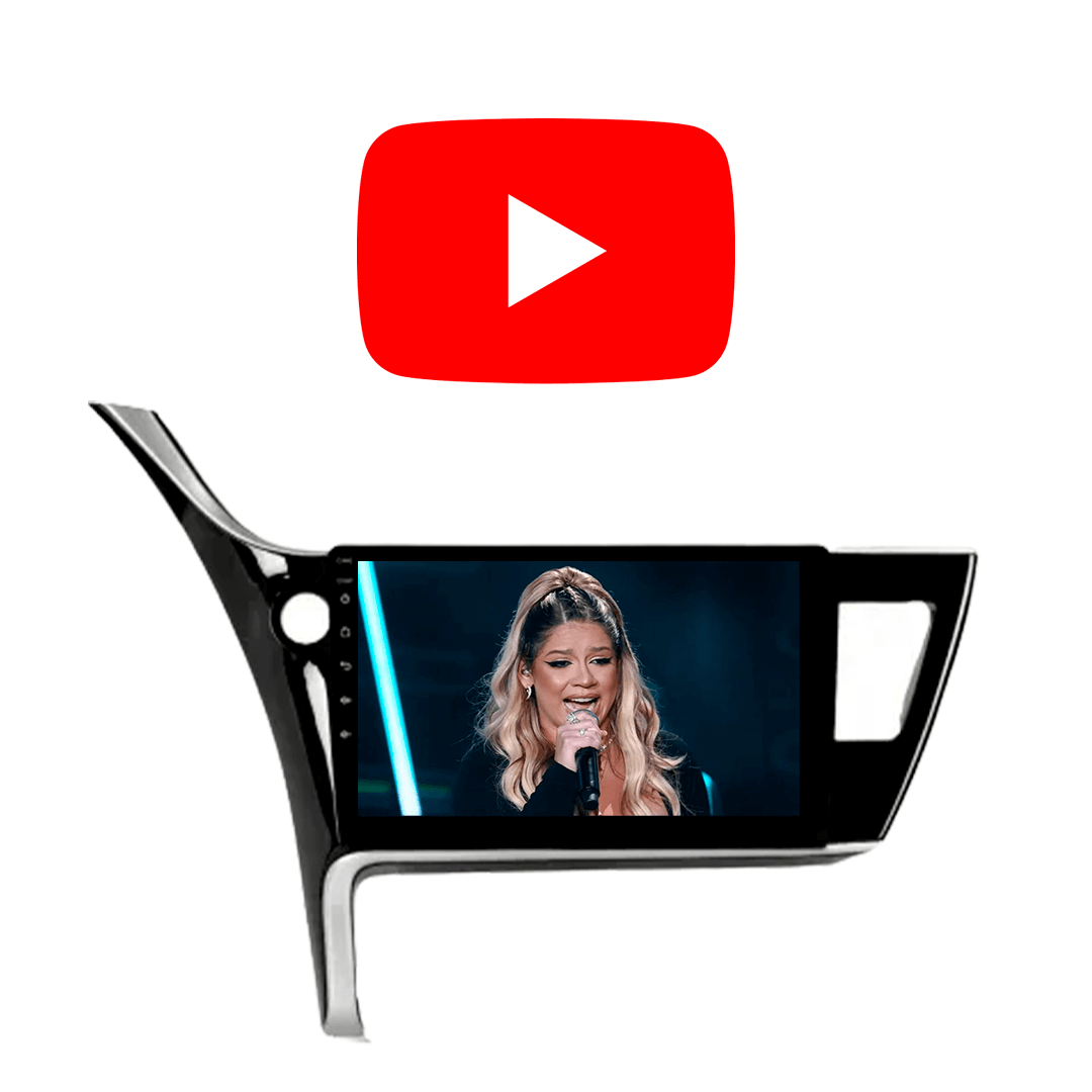 Central Multimidia Toyota Corolla 2017 a 2019 Cartronic