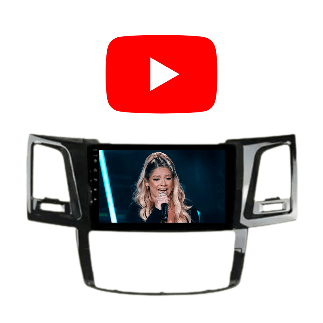 Central Multimidia Toyota Hilux e Sw4 2006 a 2015 Cartronic OCTACORE