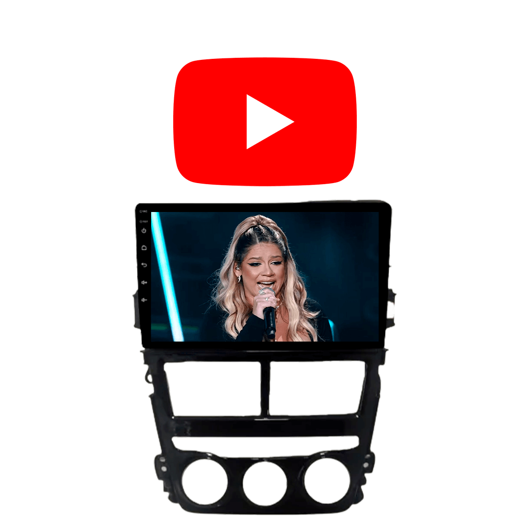 Central Multimidia Toyota Yaris com Ar Analógico 2018 a 2024 Cartronic OCTACORE