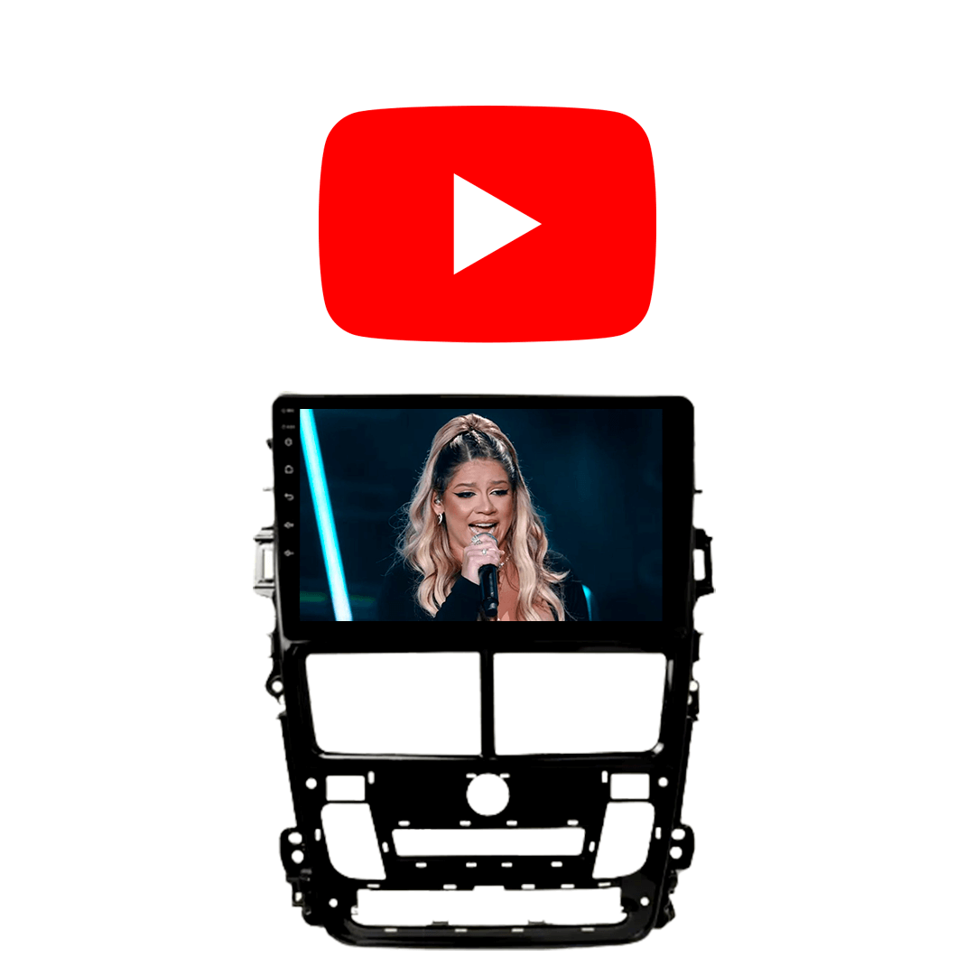 Central Multimidia Toyota Yaris com Ar Digital 2018 a 2024 Cartronic OCTACORE