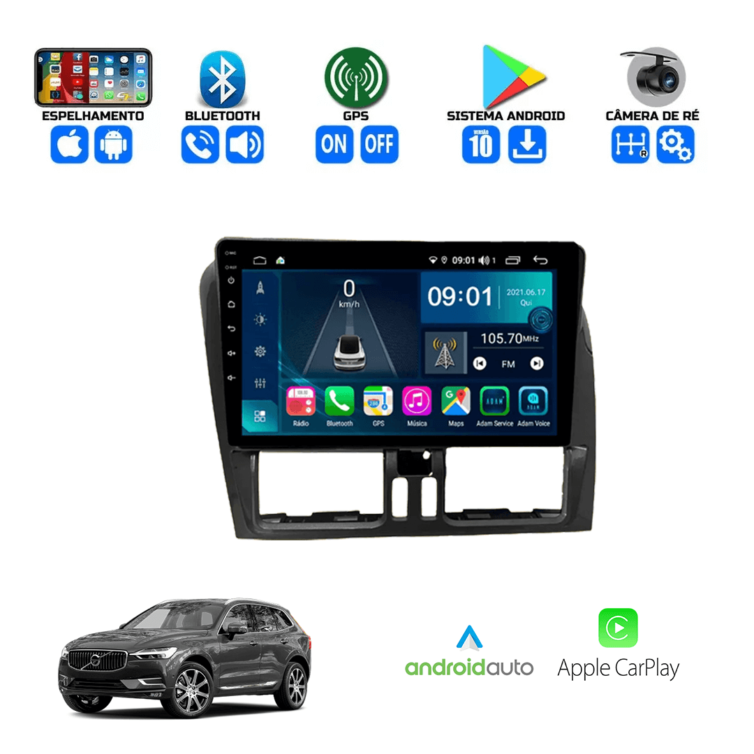 Central Multimidia Volvo Xc60 2008 a 2017 Cartronic