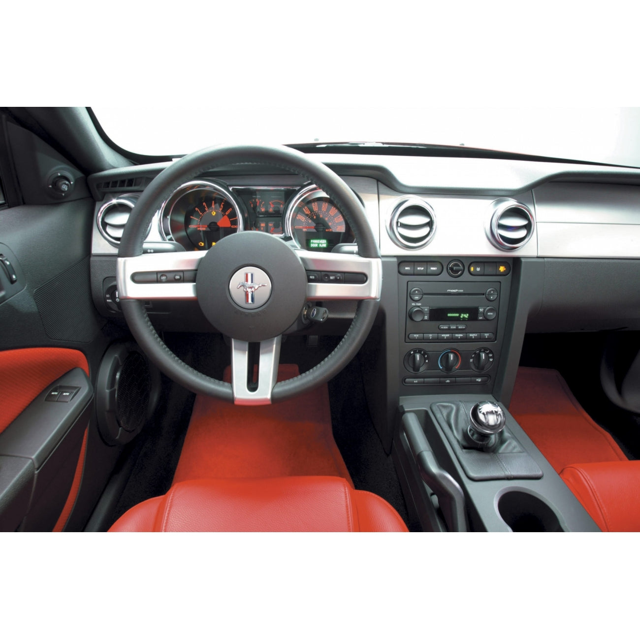 MOLDURA 6.8 E 7 FORD FUSION 2005-2009 - EDGE 2008-2011 E MUSTANG 2004-2008 PRETO