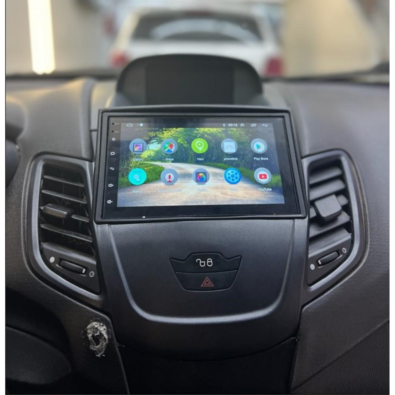 MOLDURA 6.8 E 7 FORD NEW FIESTA FABRICADO NO BRASIL 2014-2019 PRETO