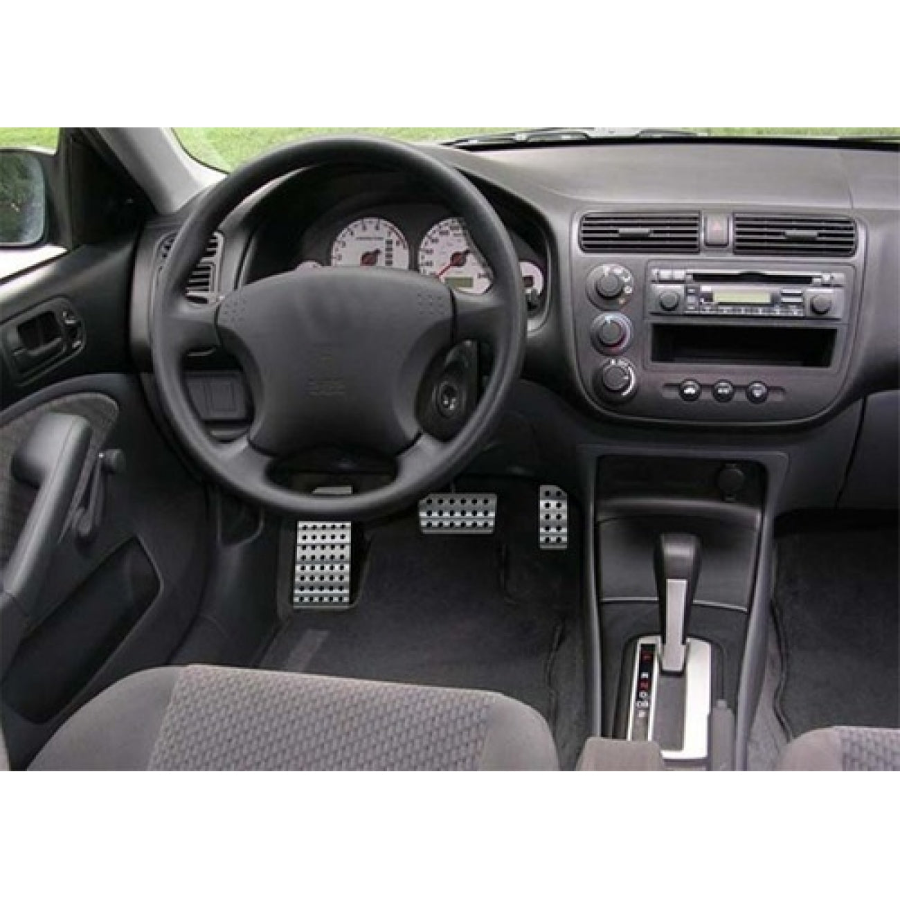 MOLDURA 7 HONDA CIVIC 2001-2006 PRETO