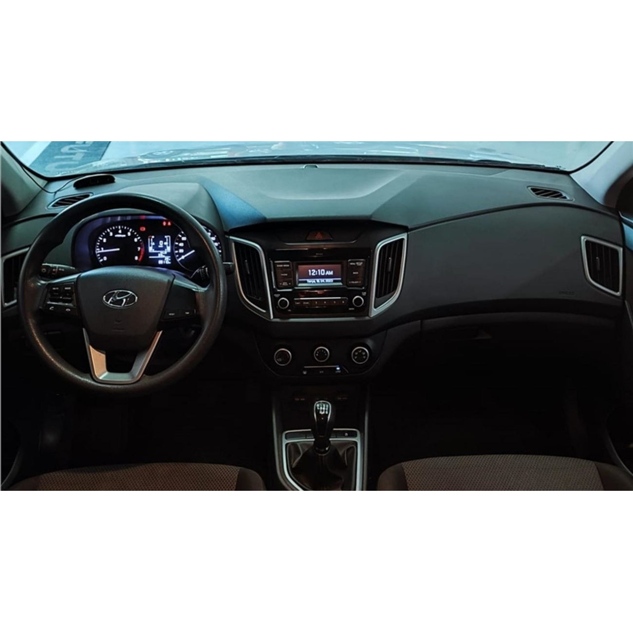 MOLDURA 6.8 E 7 HYUNDAI CRETA 2017-2021 PRETO