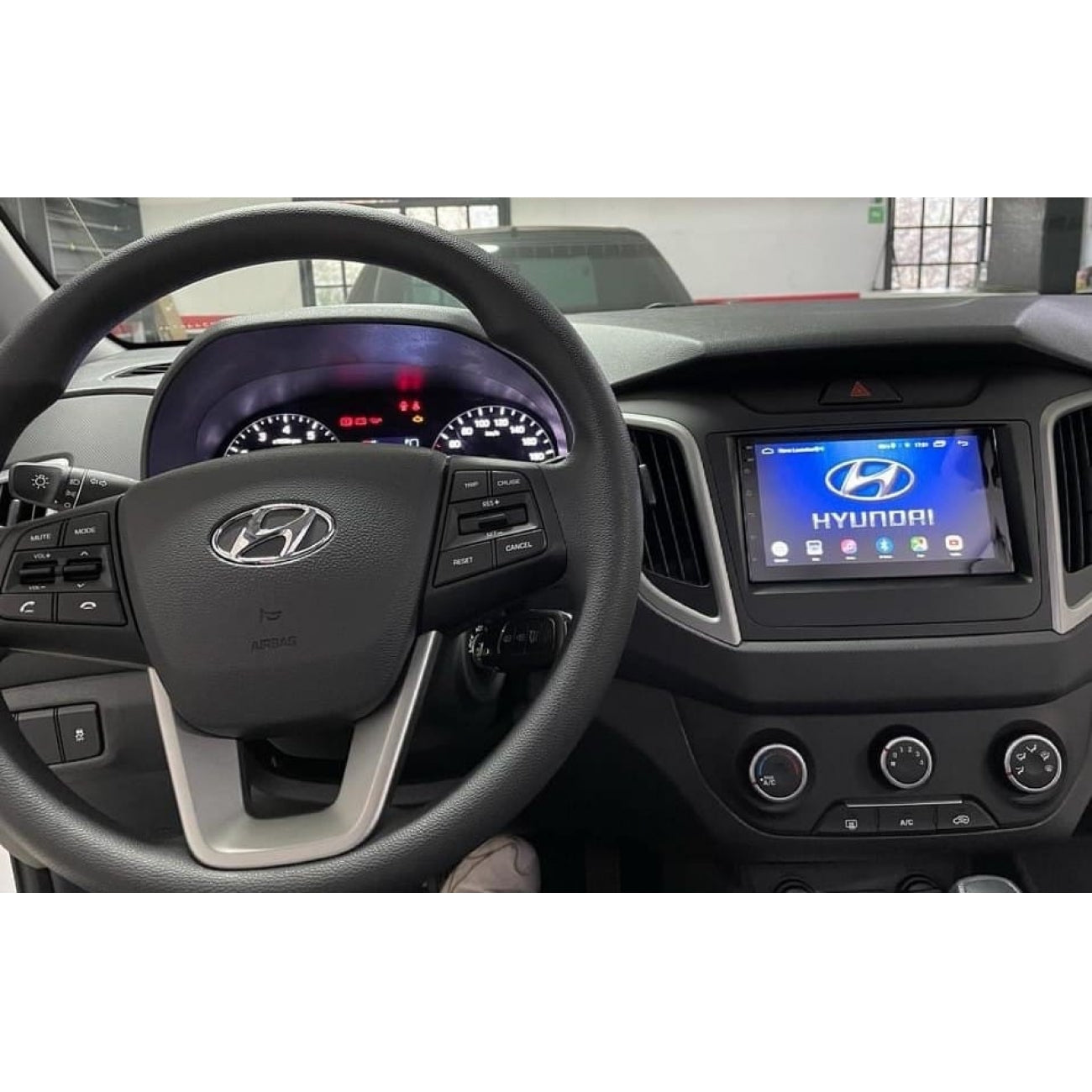 MOLDURA 6.8 E 7 HYUNDAI CRETA 2017-2021 PRETO